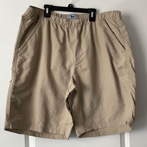 Field & Stream Nylon Khaki Shorts Size 2XL